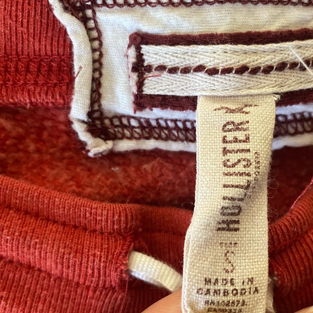 Hollister, Women’s, Juniors, Capris, Red, Size S - Picture 3 of 5